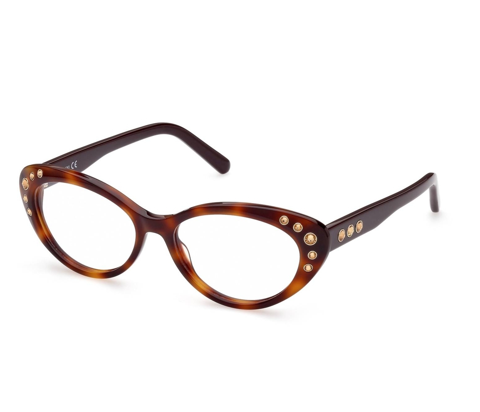 Swarovski eyeglasses SK-5429 052 53 16 Havana - 