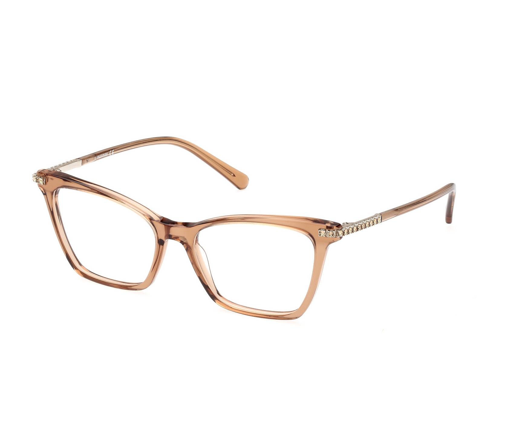 Swarovski eyeglasses SK5471 045 53 16 BrownGold - 