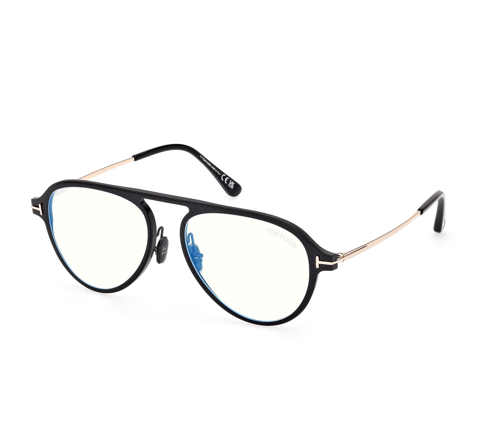 Tom Ford eyeglasses FT5972-BV 002 54 17 BlackGold - 