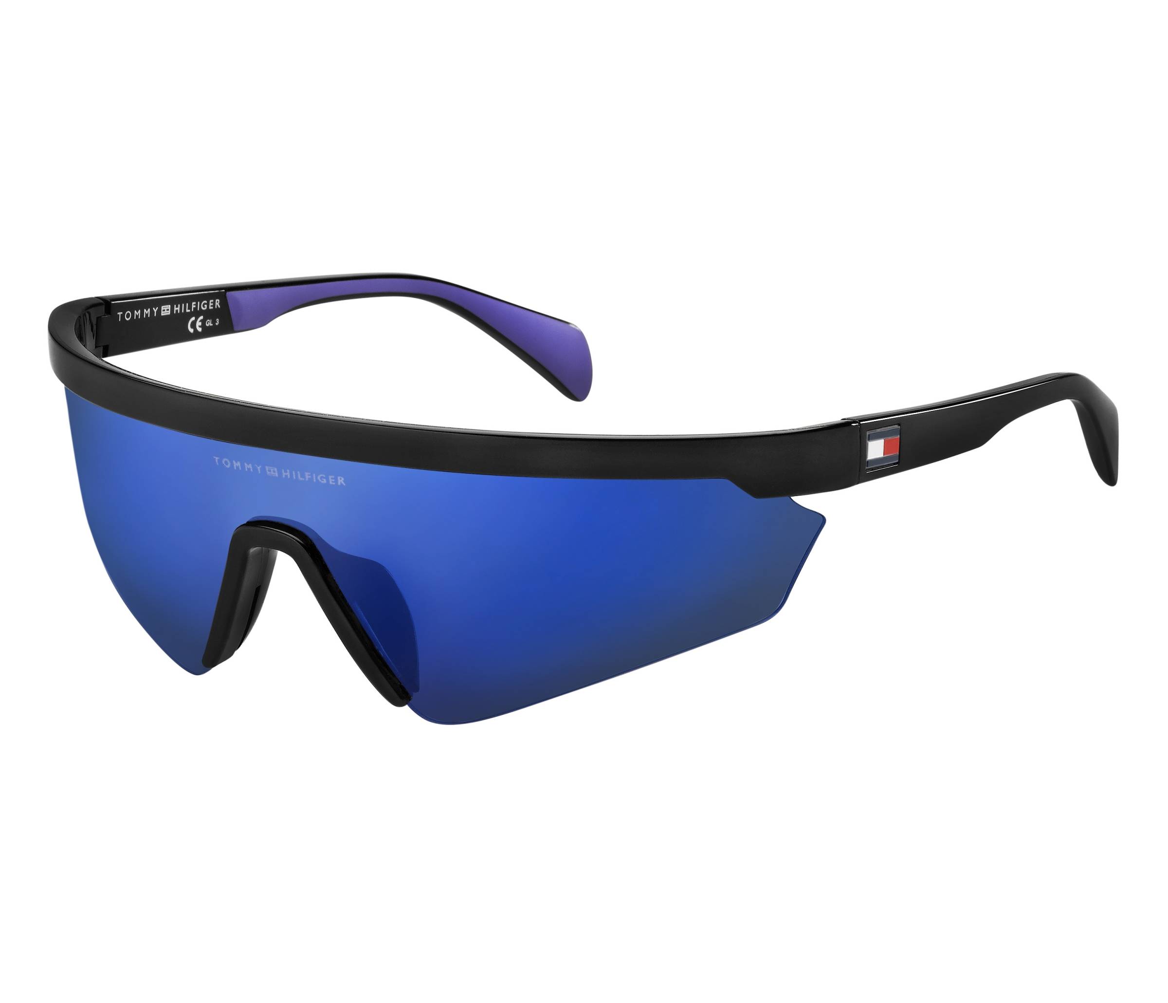 Tommy Hilfiger sunglasses TH-1666-S HK8XT 76 18 Black - 