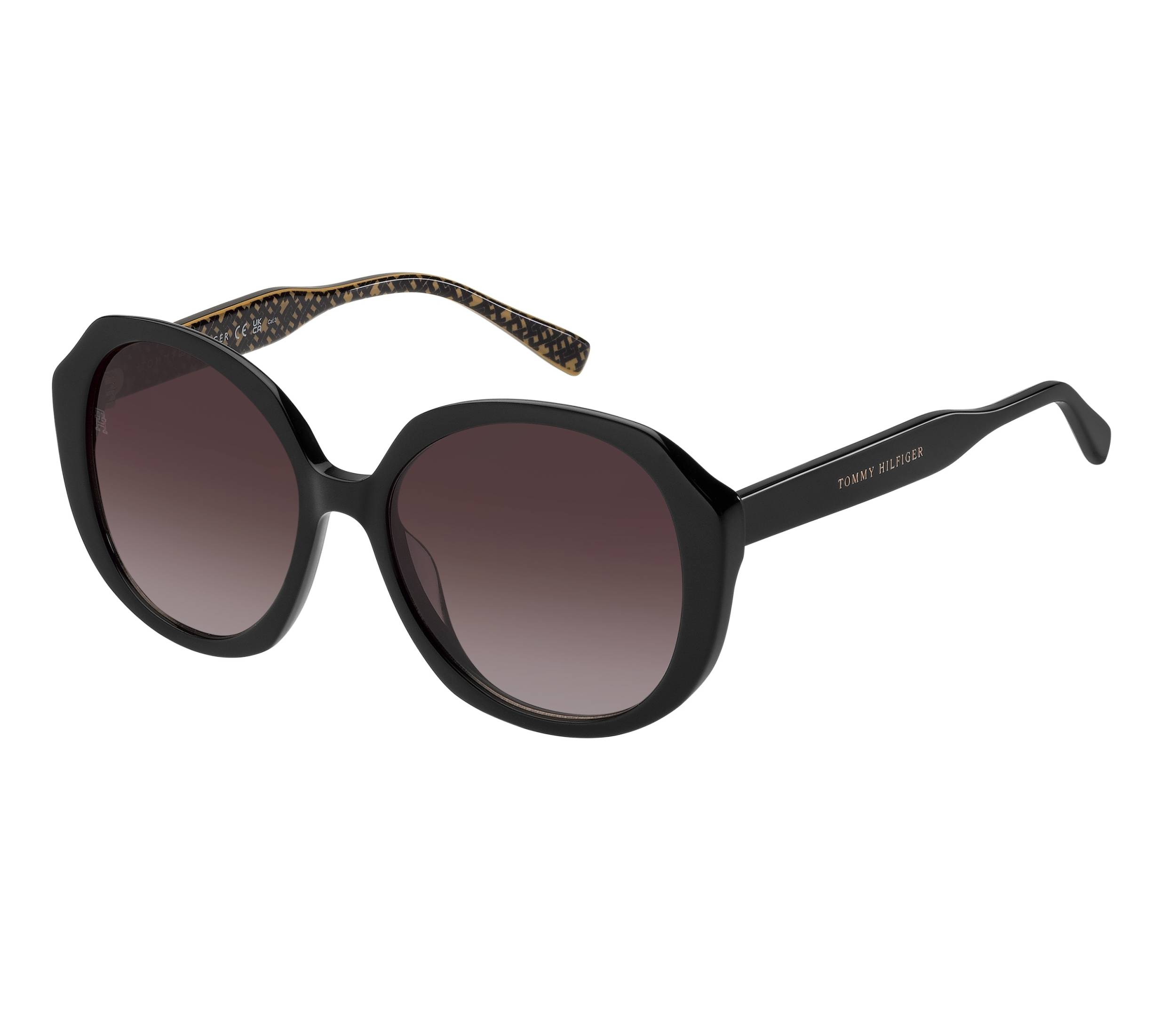 Tommy Hilfiger sunglasses TH-2106-S 7YQ/HA 54 17 BlackBrown - 