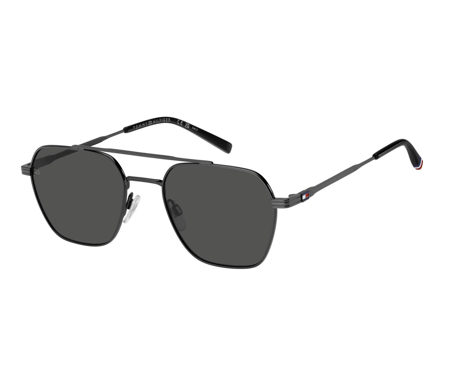 Tommy Hilfiger sunglasses TH-2192-S V81/IR 55 21 GunBlack - 