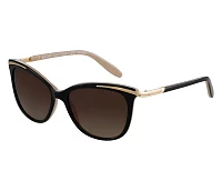 NEW RALPH LAUREN RA5203 Sunglasses Black Frame Brown Polarized Lenses 1090/t5 Ralph Lauren Ra5203 1090/T5 Black Gold Cat Eye Polarized  main image 4