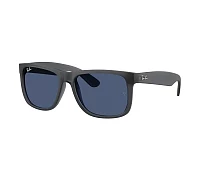 【マツ】Ray-Ban レイバン RB4161 男女兼用 ウェリントン Ray-Ban RB4165 Justin 601/71 Square Glossy Black Sunglasses