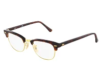 Ray Ban clubmaster rb5154 2000 4921 ブラウン CLUBMASTER OPTICS Eyeglasses with Dark Havana Frame - RB5154 | Ray