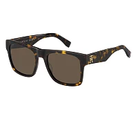 Tommy Hilfiger TH 2118/S 0807 K1 Square Sunglasses – Black/Gold Mirror Tommy Hilfiger Gold Mirror Sport Ladies Sunglasses TH 2118/S  main image 3