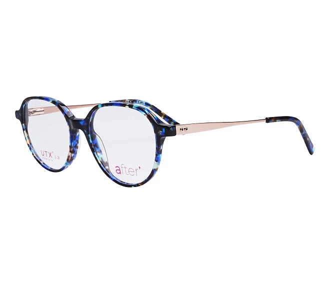 After eyeglasses AF157 01 48 16 BlueRose gold
