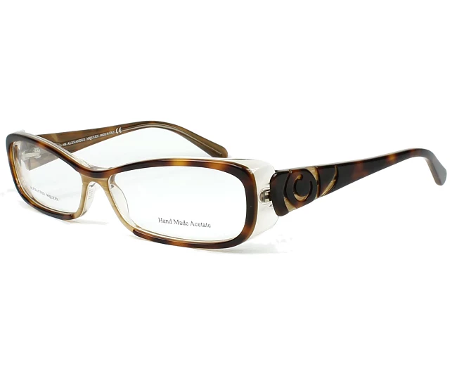 Alexander McQueen eyeglasses AMQ-4140 BVG 56 14 Havana