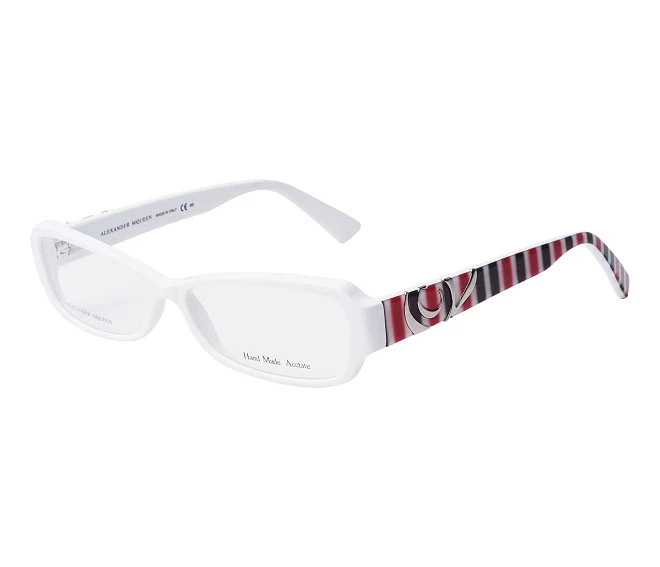 Alexander McQueen eyeglasses AMQ-4161 R2Y 53 13 WhiteMix