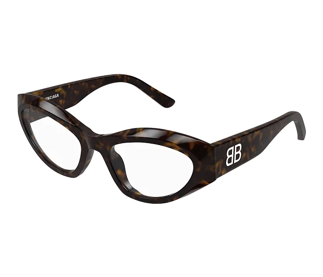 Balenciaga eyeglasses BB0400O 002 55 19 Havana
