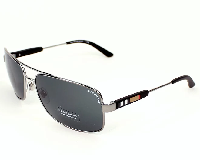 Burberry sunglasses BE-3074 100387 63 15 GunBlack