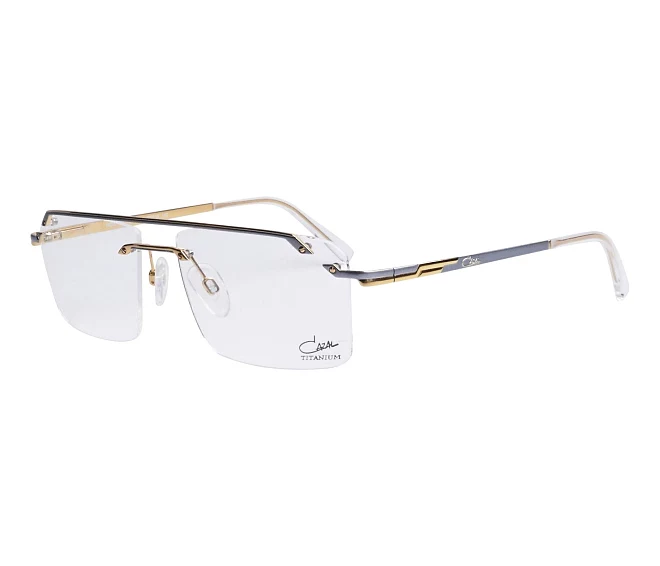 Cazal eyeglasses 7100 003 57 16 SilverGold