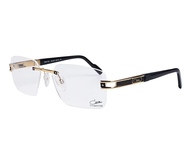Cazal eyeglasses 7103 001 52 15 GoldBlack