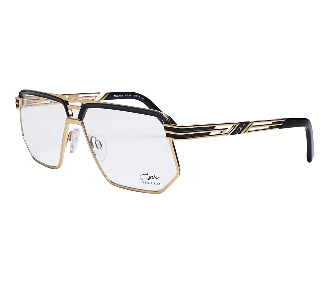 Cazal eyeglasses 7107 001 62 12 GoldBlack