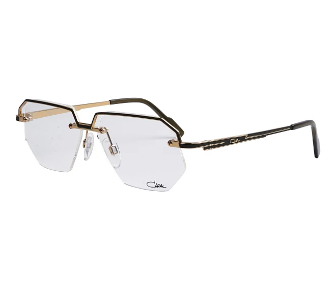 Cazal eyeglasses 7117 002 54 13 GoldBlack