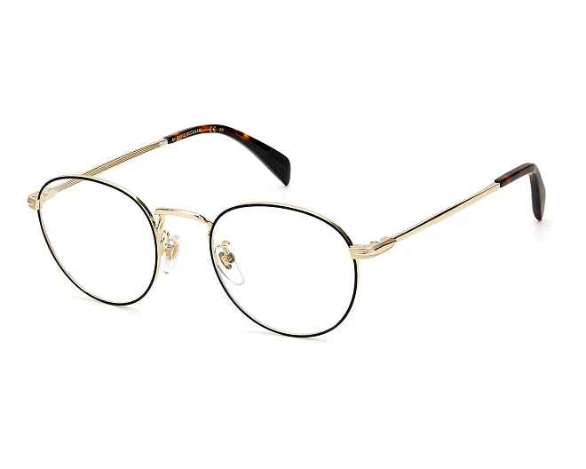 David Beckham eyeglasses DB-1015 RHL 50 21 GoldBlack