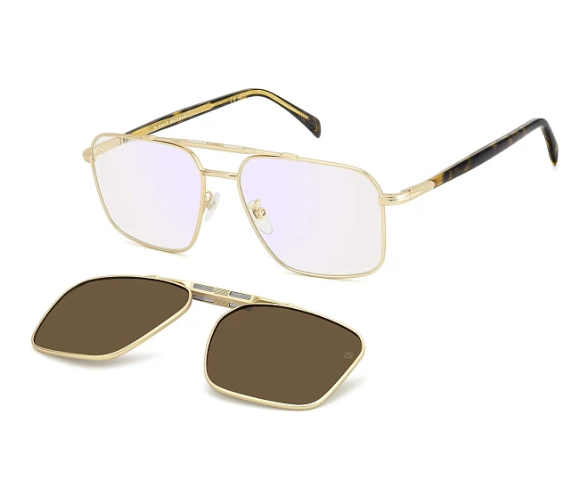 David Beckham eyeglasses DB-1187-G-C 8SO 57 16 GoldHavana