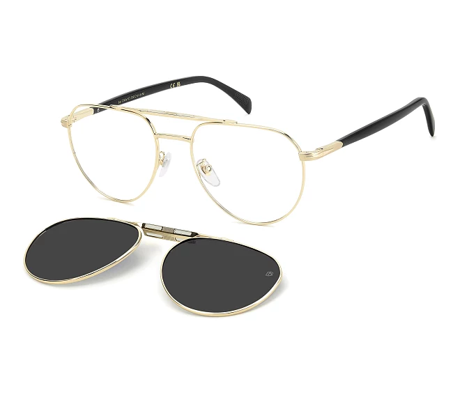 David Beckham eyeglasses DB-1238-C RHL/M9 55 19 GoldBlack