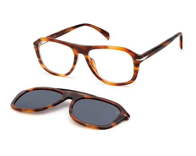 David Beckham eyeglasses DB-7006-G-CS EX4 54 17 BrownSteel