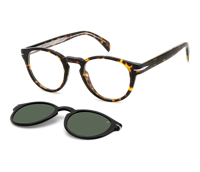 David Beckham eyeglasses DB-7104-CS 086/UC 49 21 Havana