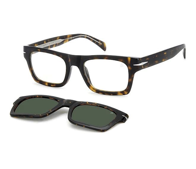 David Beckham eyeglasses DB-7129-CS 086/UC 51 20 Havana