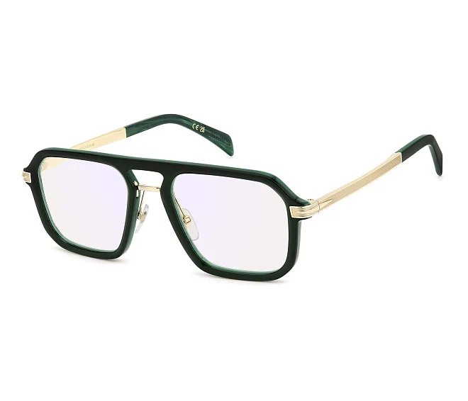 David Beckham eyeglasses DB-7142 GC1 54 20 GreenGold