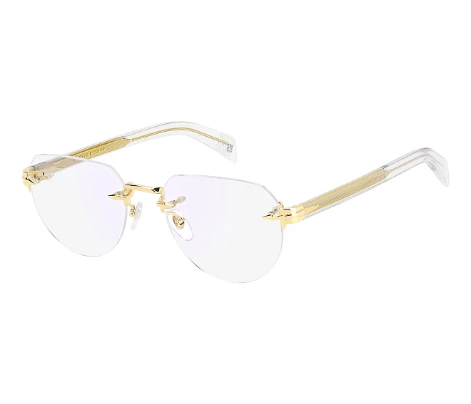 David Beckham eyeglasses DB-7145 LOJ 54 20 Gold