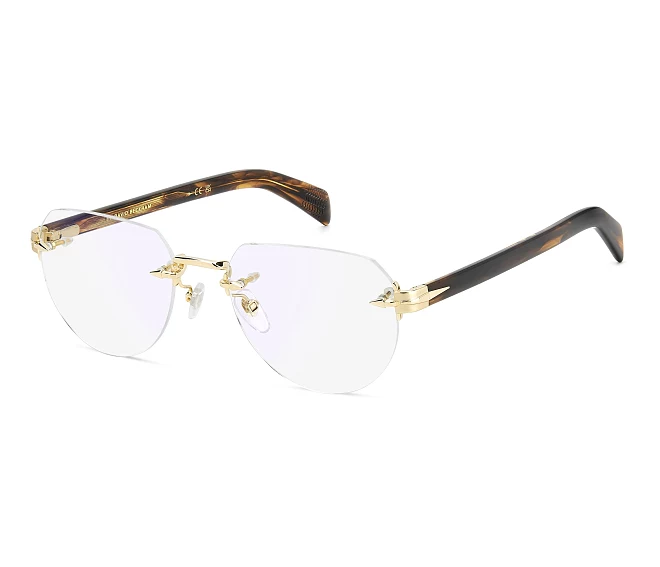 David Beckham eyeglasses DB-7145 T5U 54 20 GoldBrown