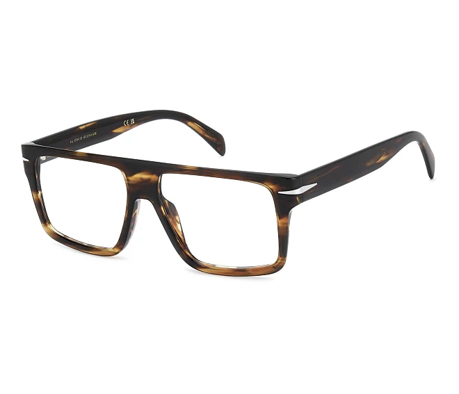 David Beckham eyeglasses DB-7154 WR9 57 15 HavanaGold