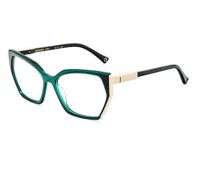 Etnia Barcelona eyeglasses BRAGANZA GRBK 55 14 GreenOff white