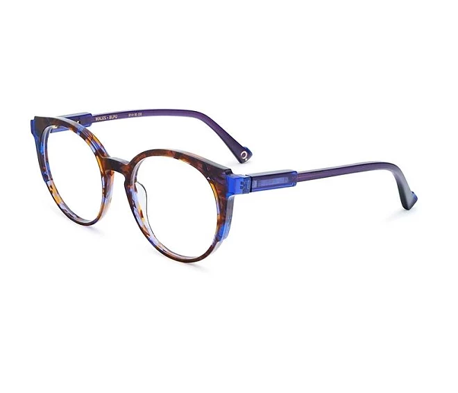 Etnia Barcelona eyeglasses WALES BLPU 51 18 Brown avioBlue