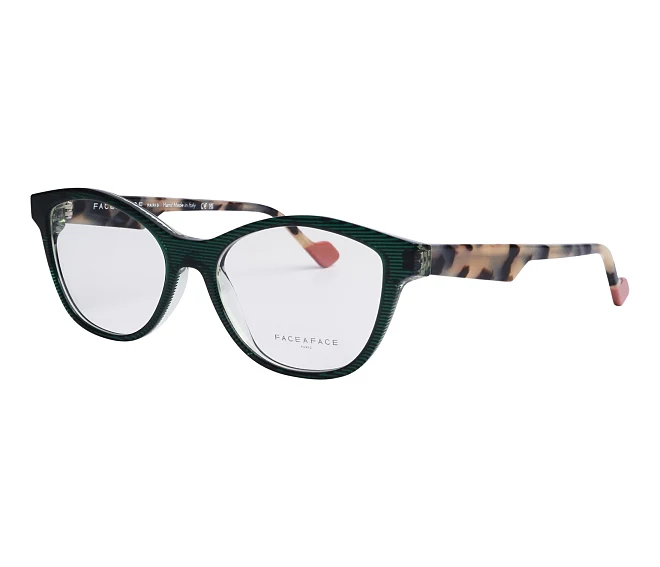 Face a Face eyeglasses MICAH-1 1107 53 16 Green cactusHavana Horn
