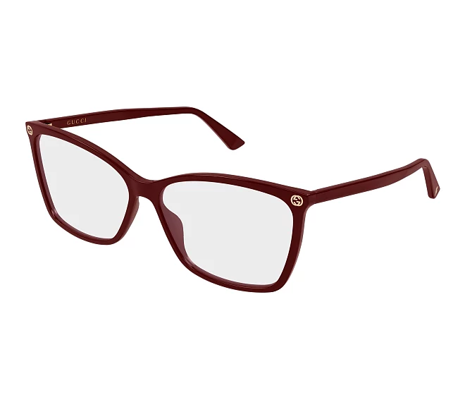 Gucci eyeglasses GG0025O 022 58 14 Burgundy