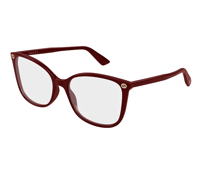 Gucci eyeglasses GG0026O 031 55 17 Burgundy