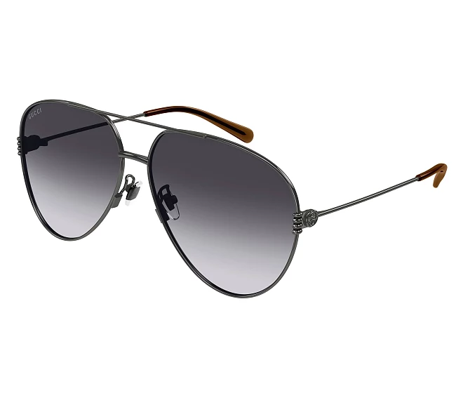 Gucci sunglasses GG1280S 002 62 13 Ruthenium
