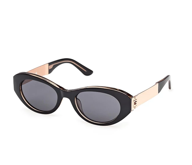 Guess sunglasses GU00261-HS 01A 52 20 BlackRose gold