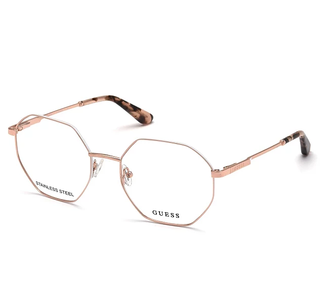 Guess eyeglasses GU2849-V 028 53 19 Rose gold
