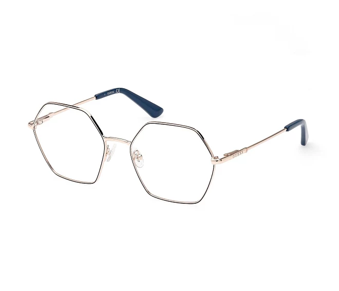 Guess eyeglasses GU2934-V 092 54 18 GoldBlue