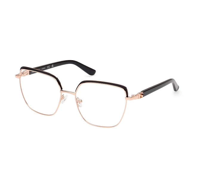 Guess eyeglasses GU2983-V 005 56 17 Rose goldBlack
