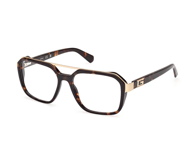 Guess eyeglasses GU50138V 052 55 16 HavanaGold
