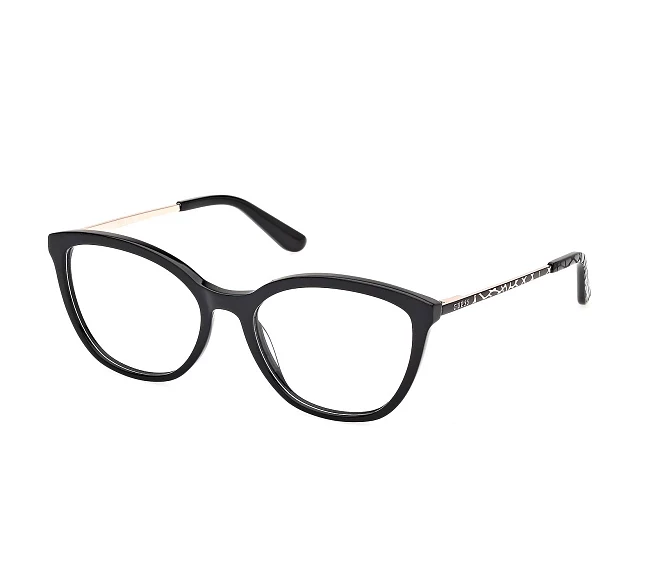Guess eyeglasses GU50171V 001 55 17 BlackRose gold