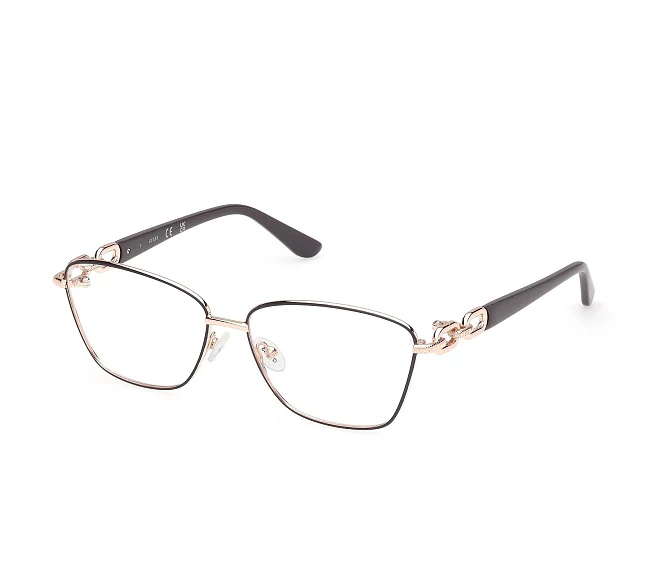 Guess eyeglasses GU50179V 020 55 14 GreyRose gold