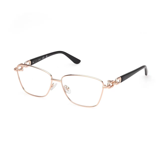 Guess eyeglasses GU50179V 028 55 14 GoldBlack