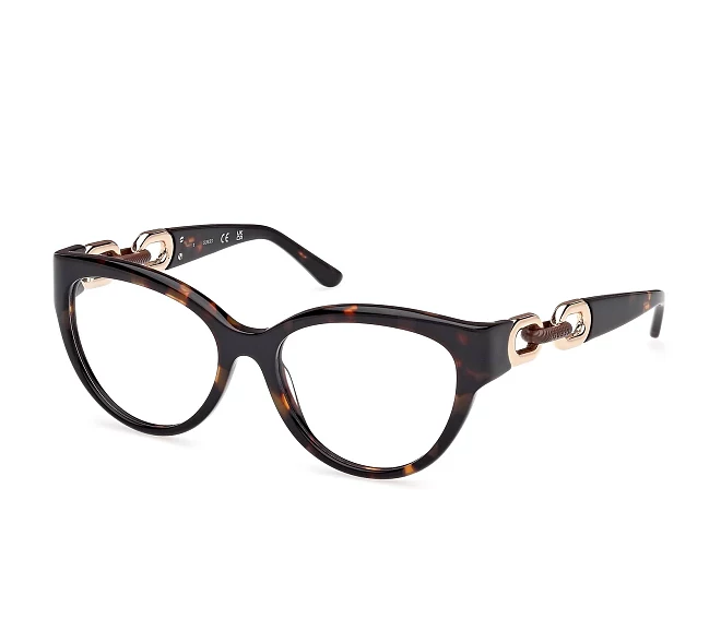 Guess eyeglasses GU50182V 052 55 17 HavanaGold