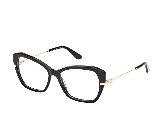 Guess eyeglasses GU50183V 001 54 15 BlackRose gold