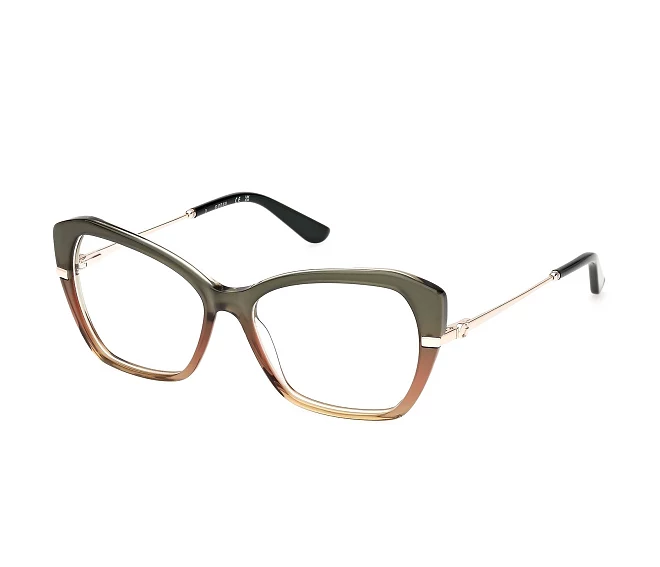 Guess eyeglasses GU50183V 095 54 15 KhakiGold
