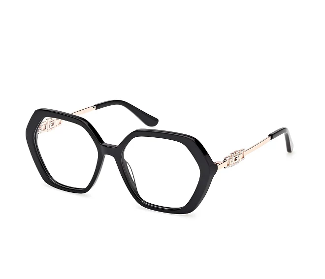 Guess eyeglasses GU50317V 001 54 15 BlackRose gold