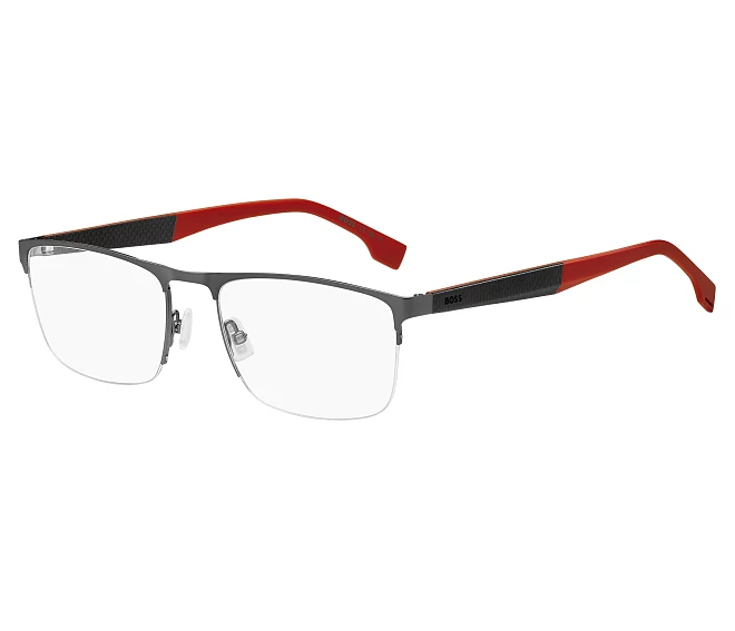 Hugo Boss eyeglasses BOSS-1487 9N2 58 20 RutheniumRed