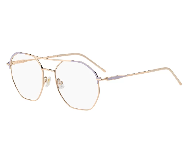 Hugo Boss eyeglasses BOSS-1709 HZJ 54 18 Gold CopperLila