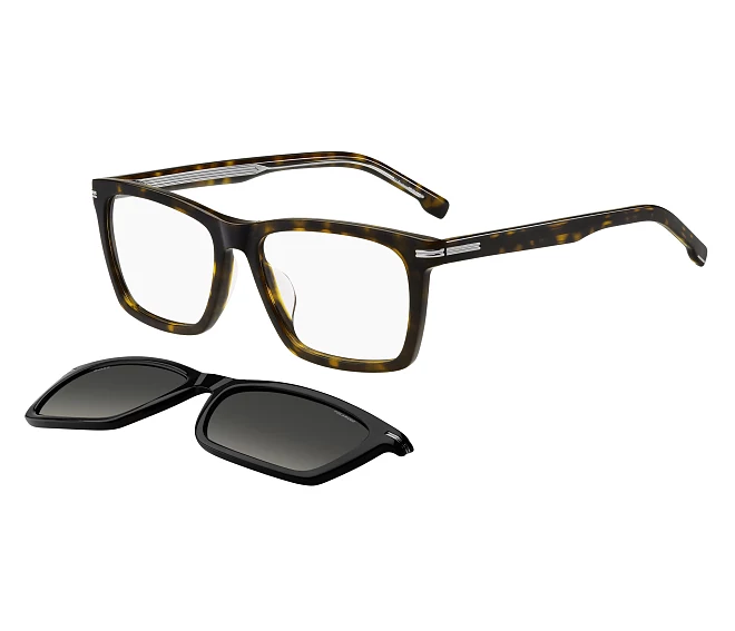 Hugo Boss eyeglasses BOSS-1726-G-CS WR7/LB 55 17 BlackWhite